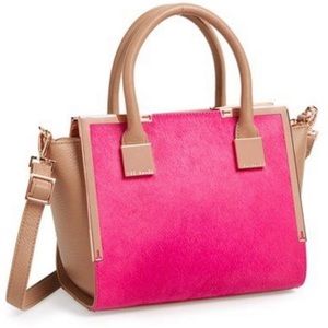 Ted Baker Fayla Metal Corners Mini Bag Calf Hair
